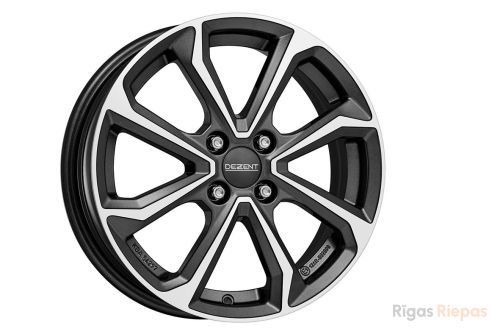 Dezent KT dark 6x16 4x100 ET50, anthracite · polished (Gunmetal/Polished)