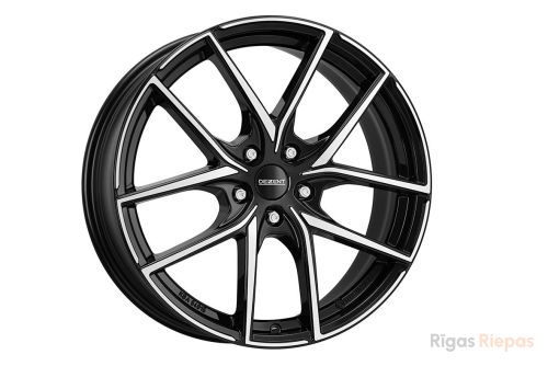 Dezent TO dark 7x17 5x114.3 ET50, black · polished (Black/Polished)