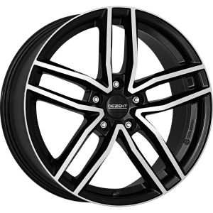 Dezent TR dark 7x17 5x100 ET35, melns · pulēts (Black/Polished)