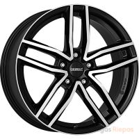 Dezent TR dark 7x17 5x100 ET35, melns · pulēts (Black/Polished)