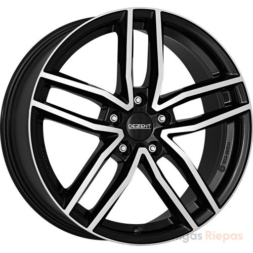 Dezent TR dark 7x17 5x100 ET35, melns · pulēts (Black/Polished)
