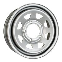 Dotz 4x4 Pharao 6x15 5x139.7 ET45, серебристый