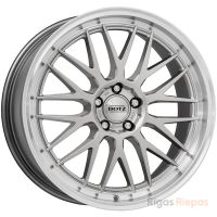 Dotz Bilbao 7x17 4x98 ET35, sudraba · pulēts (Silver/Polished Lip)