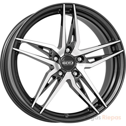 Dotz Interlagos dark 7.5x18 5x100 ET51, anthracite · polished (Gunmetal/Polished)