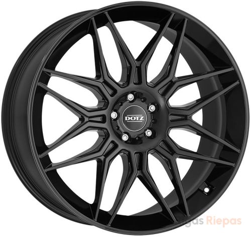 Dotz LongBeach 10.5x21 5x130 ET48, melns