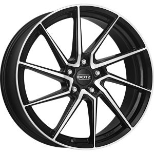 Dotz Spa dark 7.5x17 5x100 ET35, чёрный · полированный (Black/Polished)