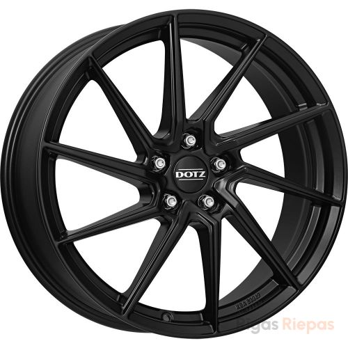 Dotz Spa 7.5x17 5x100 ET45, melns · matēts