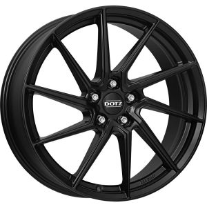 Dotz Spa 7.5x17 5x100 ET35, чёрный · матовый