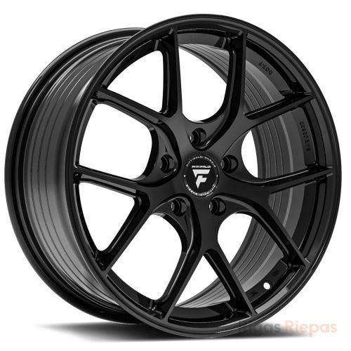 Fittipaldi FS365 8x17 5x114.3 ET35, melns · spīdīgs
