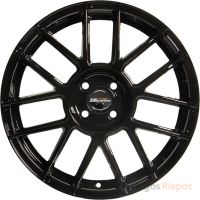 Fondmetal 9ESSE 7x17 4x98 ET35, melns · spīdīgs