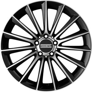 Fondmetal Aidon 8x19 5x112 ET38, black · polished (Glossy Black Machined)