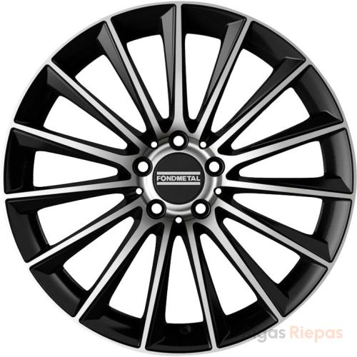 Fondmetal Aidon 9x19 5x112 ET20, black · polished (Glossy Black Machined)