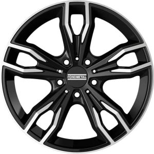 Fondmetal Alke 8.5x20 5x120 ET33, чёрный · полированный (Glossy Black Machined)