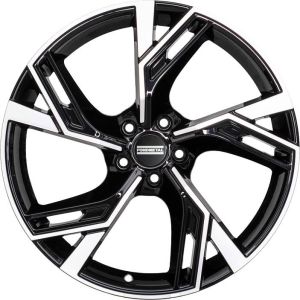 Fondmetal Atena 8x18 5x100 ET40, чёрный · полированный (Glossy Black Machined)