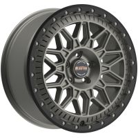 Fondmetal Bluster 8.5x17 5x127 ET37, anthracite · matte (Matt Titanium Black Lip)