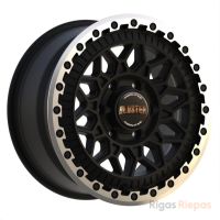 Fondmetal Bluster 8x18 6x130 ET50, чёрный · полированный (Matt Black Machined Lip)