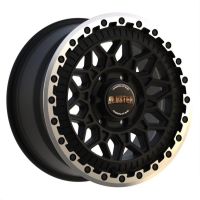 Fondmetal Bluster 8.5x17 6x130 ET40, чёрный · полированный (Matt Black Machined Lip)