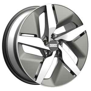 Fondmetal E-Joule 8.5x19 5x114.3 ET40, anthracite · polished (Glossy Titanium Machined)