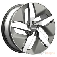 Fondmetal E-Joule 9x20 5x112 ET28, антрацитовый · полированный (Glossy Titanium Machined)