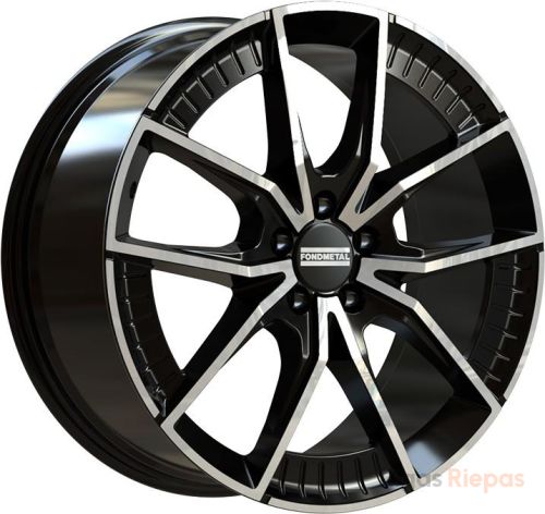 Fondmetal Elatha 8.5x19 5x112 ET32, чёрный · полированный