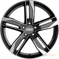 Fondmetal Hexis 8x18 5x112 ET29, melns · pulēts (Glossy Black Machined)