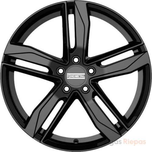 Fondmetal Hexis 8x18 5x108 ET45, melns · spīdīgs