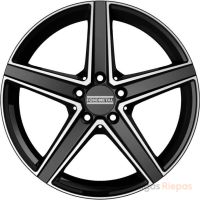 Fondmetal Ioke 8x18 5x112 ET38, black · polished (Matt Black Machined)