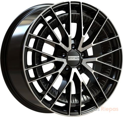 Fondmetal Kari 10x21 5x112 ET19, black · polished (Glossy Black Machined)