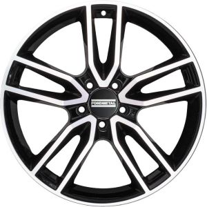Fondmetal Koros 6.5x16 5x100 ET39, чёрный · полированный (Glossy Black Machined)