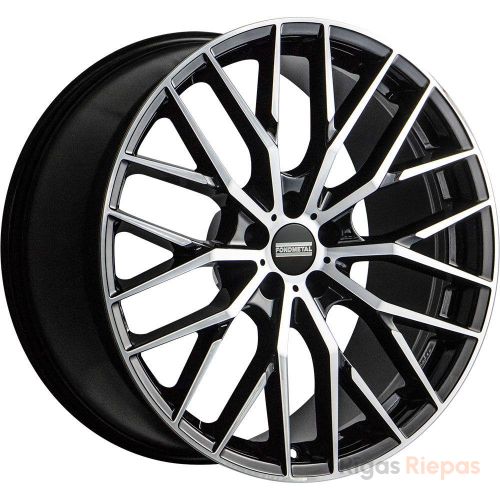 Fondmetal Makhai 9x20 5x112 ET33, чёрный · полированный