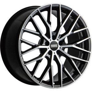 Fondmetal Makhai 9x20 5x127 ET50, black · polished (Glossy Black Machined)
