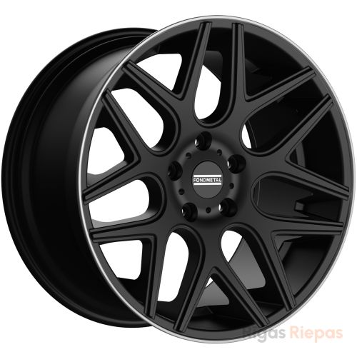Fondmetal Moros 8.5x20 5x111 ET30, black · polished (Black Machined)