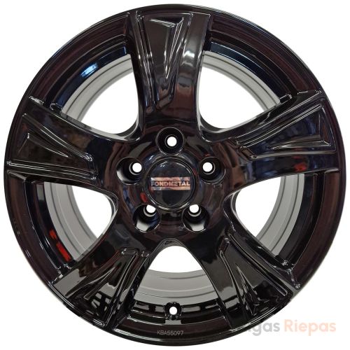Fondmetal PRO1 6.5x16 5x108 ET42, чёрный · глянцевый