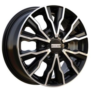 Fondmetal PRO2 7x17 6x130 ET50, black · polished