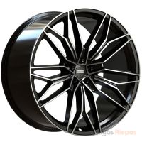 Fondmetal STC-23 11.5x23 5x130 ET51, чёрный · полированный (Glossy Black Machined)
