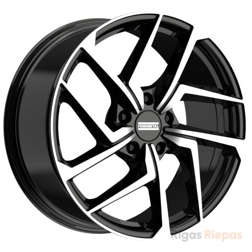 Fondmetal Taara 8x19 5x112 ET44, чёрный · полированный (Glossy Black Machined)