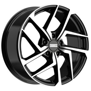 Fondmetal Taara 10x22 5x112 ET31, чёрный · полированный (Glossy Black Machined)