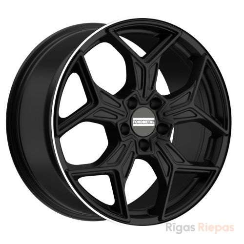 Fondmetal Taranis 8x19 5x112 ET32, чёрный · полированный (Matt Black Machined Lip)