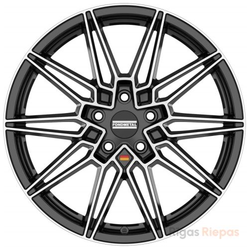 Fondmetal Thoe 8x18 5x120 ET45, чёрный · полированный (Glossy Black Machined)