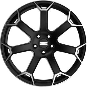 Fondmetal Zephyrus 8.5x19 5x130 ET40, melns · pulēts (Matt Black Machined)