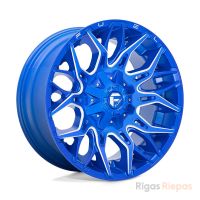 Fuel D770 Twitch 9x20 6x139.7/6x135 ET1, blue (Anodized Blue Milled)
