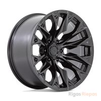 Fuel D804 Flame 10x20 6x139.7 ET-18, melns (Blackout)