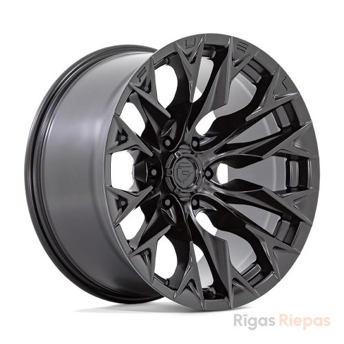 Fuel D804 Flame 10x20 6x139.7 ET-18, melns (Blackout)