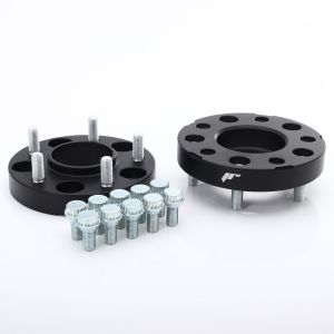 Japan Racing disku starplika 15 mm 5x112, ar tapskrūvēm, melna