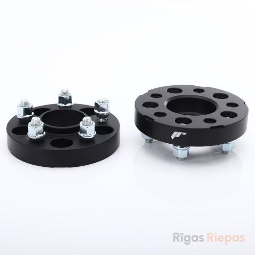 Japan Racing disku starplika 30 mm 5x120, ar tapskrūvēm, melna