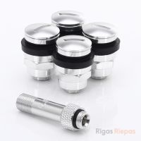 Japan Racing JRAV1-S valve, silver, Flat JR v1, aluminium