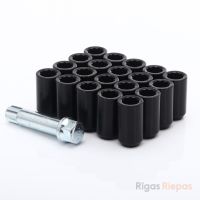 Japan Racing колёсная гайка M14x1.5x32, конус 60°, Tuner, чёрная