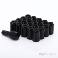 Japan Racing колёсная гайка M12x1.25x32, конус 60°, чёрная