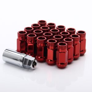 Japan Racing riteņu uzgrieznis M12x1.5x45, 60° konuss, sarkans