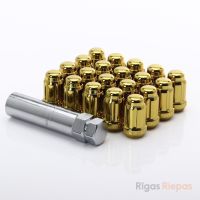 Japan Racing riteņu uzgrieznis M12x1.5x35, 60° konuss, zelta